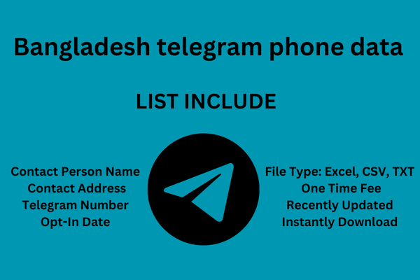 Bangladesh telegram phone data