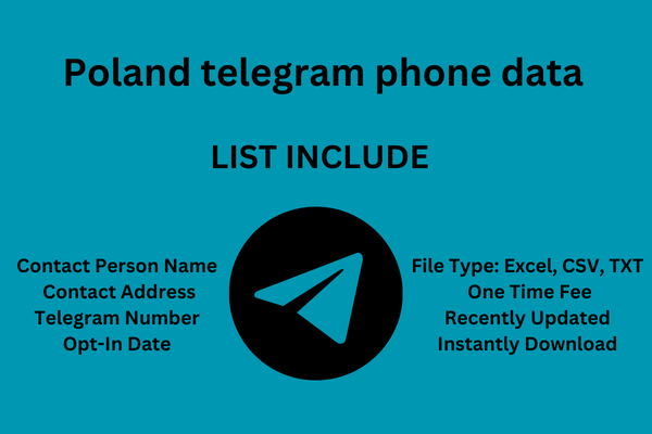 Poland telegram phone data