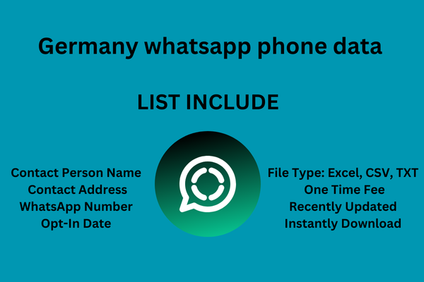 Germany whatsapp phone data