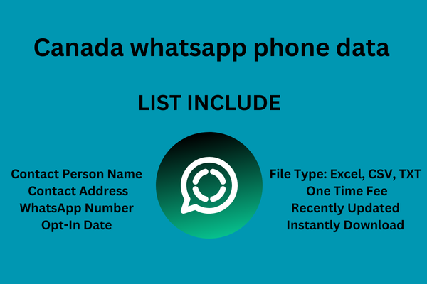 Canada whatsapp phone data