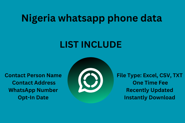 Nigeria whatsapp phone data