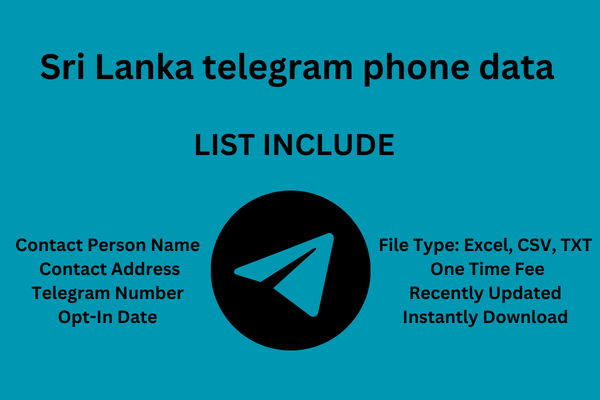 Sri Lanka telegram phone data